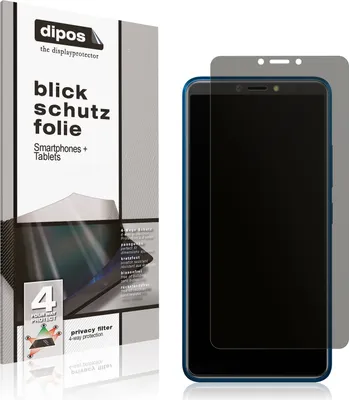 Produktbild von Blickschutzfolie für BQ 6030G Practic matt Schutzfolie Folie Display Schutz dipos