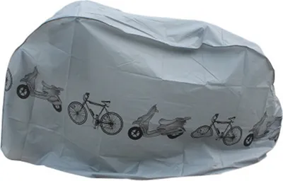Immagine prodotto di INF Coperture per biciclette, protezione dalla pioggia e protezione UV D'argento