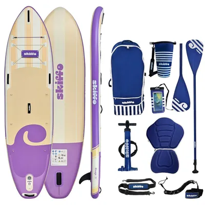 Produktbild von Skiffo Rivage Parma 11.0 SUP Board aufblasbar 2in1 Paddle Kajak Set 335x86x15cm