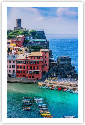 Produktbild von Poster - Poster ohne Rahmen - Farben Gebäude Italien - 61x91,5 cm - Wand Bild - Wanddeko - Wandbilder - Kunstposter - Wandposter - Bilder - Kunstdruck - Wanddekoration - Wandbild - P2XPA61x91-5015