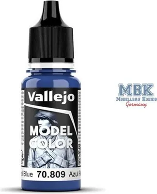 Obrázek produktu pro Vallejo 70.809, 17 ml, Modrá, Matný, Láhev