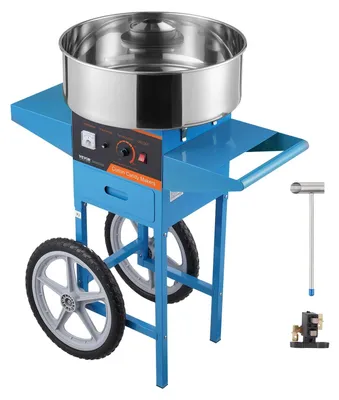 Obrázok produktu pre Elektrický stroj na cukrovú vatu – Stroje na cukrovú vatu – Mini stroj na cukrovú vatu – Výrobník cukrovej vaty – 1000 W – Nerezová oceľ