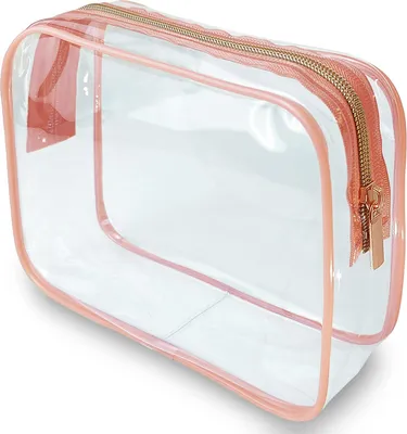 Produktbild von Transparente Kosmetiktasche, Reise-Make-up-Tasche fš¹r Damen und Herren, PVC-Kulturbeutel
