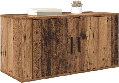 Produktbild von 80 x 34,5 x 40 cm Altholz Holzwerkstoff