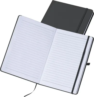 Produktbild von Notizbuch / DIN A5 / 160 Seiten / liniert / PolyurethanHardcover / Farbe: schwarz