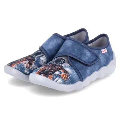 Produktbild von Superfit Hausschuhe BUBBLE Jungen 31343235323830 Blau 34 EU