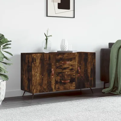 Zdjęcie produktu dla vidaXL Kredens dąb wędzony 100x36x60 cm materiał drewnopochodny