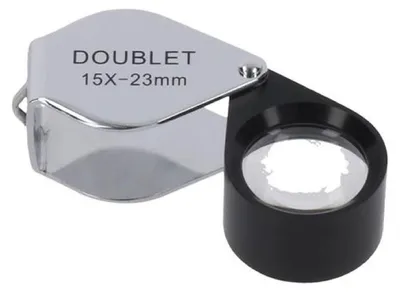 Immagine prodotto di Byomic BYO-ID1523, lente di ingrandimento a doppia lente, dimensioni 15x23 mm, ingrandimento 15x
