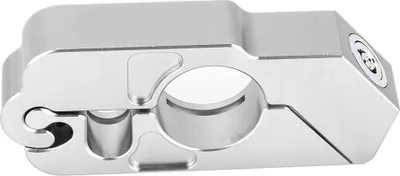 Image de Moto CNC universelle en alliage d'aluminium frein stop anti-vol levier de verrouillage du guidon (argent)