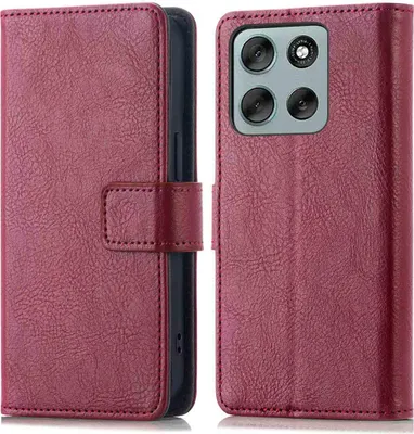 Zdjęcie produktu dla imoshion Luxe Bookcase dla Motorola Moto G56 - brązowy