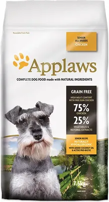 Productafbeelding van APPLAWS DROOGVOER VOOR SENIOR HONDEN, KIJKEN, 7,5 kg