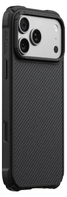 Productafbeelding van Pitaka Cairn hoesje iPhone 18 Pro Max – Aramidevezel en TPU constructie – Schokabsorberende technologie – Compatibel met MagSafe-accessoires - Zwart