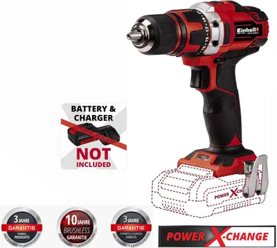 Produktbild von Einhell Akku-Bohrschrauber TE-CD 18/40 Li-Solo 18 V, 40 Nm Drehzahl-Elektronik, LED-Licht