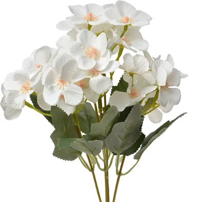 Image de Clayre & Eef Fleur artificielle 30 cm blanc plastique