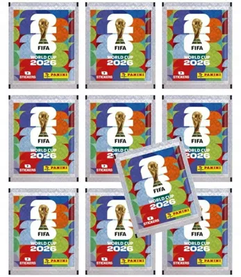 Image de 10 packs of Panini FIFA World Cup 2026 stickers – 70 stickers in total