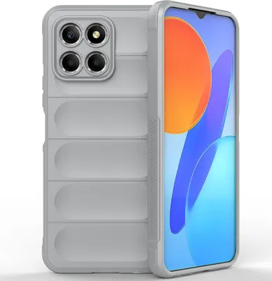 Produktbild von Honor X8 5G Hülle, Weich TPU Silikon Stossfest Anti-rutsch Schutzhülle für Honor X8 5G Grau