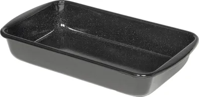 Zdjęcie produktu dla RIESS Profi Bräter Email, schwarz, Länge: 360 mm, Breite: 215 mm