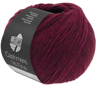 Produktbild von Lana Grossa - Cashmere 16 Fine 0058 burgund