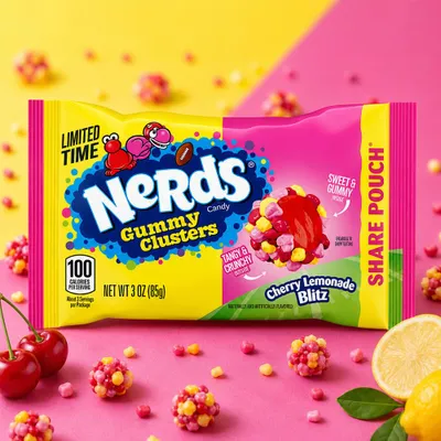 Produktbild von Nerds Gummy Clusters Cherry Lemonade Blitz 85g