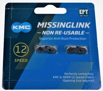 Obrázek produktu pro Zámek řetězu KMC MissingLink 12 rychlostí EPT pro Shimano SRAM a Campagnolo