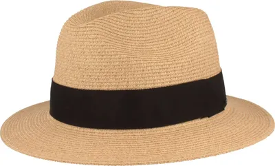 Bailey Borten-Stroh melierter Traveller Hut feine Garnitur in beige