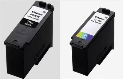 Immagine prodotto di Canon PG595/CL586 PVP, Nero, Ciano, Magenta, Giallo, 6,7 ml, 9,9 ml, 2 pezzi, Confezione da due
