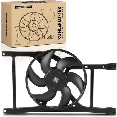 Obrázok produktu pre Frankberg 1x chladič motora s jedným ventilátorom s rámom ventilátora chladiča Fiat 500 Panda Lancia Ypsilon 1.0L 1.2L