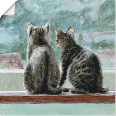 Produktbild von ARTland Poster Schöne Aussicht Größe: 50x50 cm