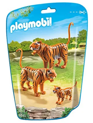 Image de PLAYMOBIL 6645 - 2 tigres avec leur petit