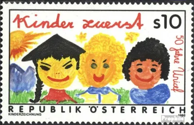 Produktbild von Briefmarken Österreich 1996 Mi 2205 (kompl.Ausg.) gestempelt UNICEF
