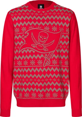 Produktbild von NFL Tampa Bay Buccaneers Ugly Sweater Big Logo 2-Color Christmas Pullover Weihnachten XXL