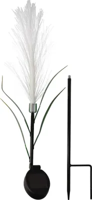 Produktbild von LED Solar Gartenlicht im Schilf Design ideal für Terrasse, Balkon und Garten