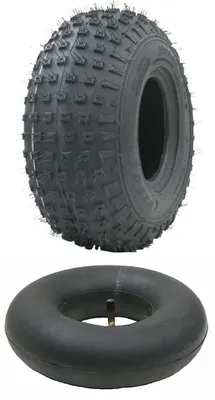 Produktbild von Satz 145/70-6 2pr Wanda P319 Knobby Reifen TL & 145/70-6 (15x6.00-6) TR87 Schlauch