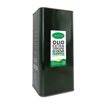 Produktbild von Italienisches Extra Natives Olivenöl, Hochwertiges Raffiniertes Öl, Italienisches Olivenöl mit intensivem Geschmack und Aroma, 5 Liter Dose