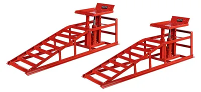 Immagine prodotto di Set rampe di sollevamento, per veicoli carichi pesanti, rampe idrauliche, 610 x 210 x 120 mm 3 t Hbm
