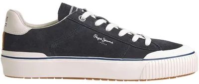 Produktbild von Pepe Jeans Ben Overdrive Herren Low-Ledersneaker Dunkelblau (Navy), PMS31007-595