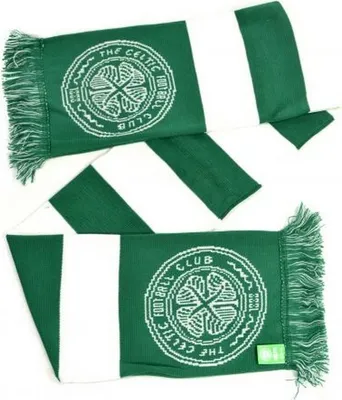 Produktbild von Celtic FC - Schal, Jacquard BS6346 (Einheitsgröße) (Grün/Weiß)