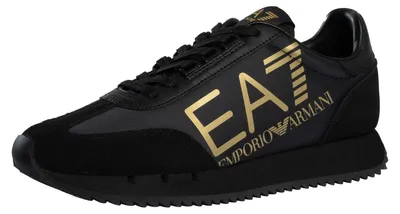 Produktbild von EA7 Turnschuhe mit großem Logo, Schwarz 40 EU