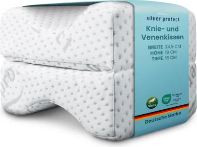 Image de Coussins viscoélastiques - Silver Protect 25 x 19 cm - Coussin pour genoux/veines