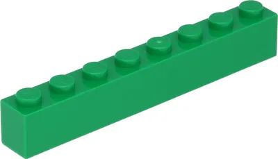Produktbild von Lego® 250 Stück 3008 Stein Brick 1x8 Part Basic Steine 250 Grün