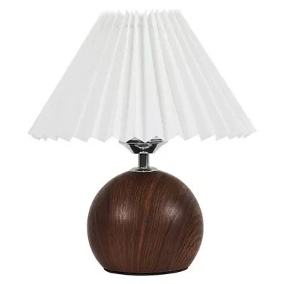 Produktbild von Tischleuchte Tischlampe,Stoffschirm Nachttischlampe,mit Kabelschalter, aus Metall,Deko fš¹r Wohnzimmer, Kinderzimmer, Babyzimmer