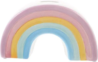 Produktbild von Famanu Spardose Regenbogen Design - Keramisch, bunt, für Kinder