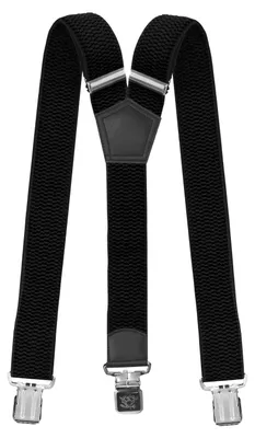 Produktbild von Fabio Farini - 1 Stück 4cm Breites Y-Design verstellbar mit extra starken Clipverschluss, Schwarz