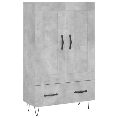 Produktbild von Highboard Betongrau 69,5x31x115 cm Holzwerkstoff