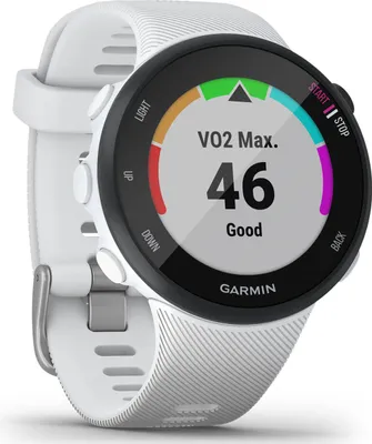 Produktbild von Garmin Fitnessuhr, GPS Multisportuhr Forerunner 45 GPS  white -