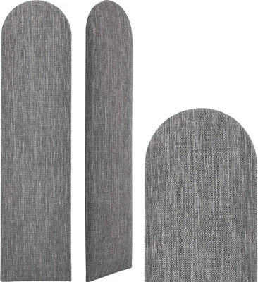 Obrázok produktu pre VOX SOFO čalúnený panel 15x60 cm – sivá melange, prémiový čalúnený vankúš na stenu, akustický panel, čelo postele, štruktúrovaná látka, dizajn steny, mäkký, 1 kus