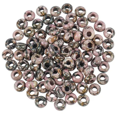 Productafbeelding van 20 Stuks Grote Gaten Gemstone Kralen voor Sieraden DIY