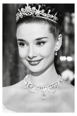 Produktbild von Audrey Hepburn – Roman Holiday, Prinzessin / Schwarz-Weiß – 61x91,5 cm – Poster