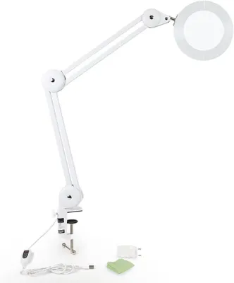 Immagine prodotto di addhome lampada d'ingrandimento, lampada da lavoro con lente d'ingrandimento
