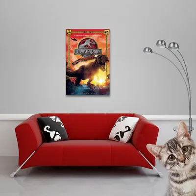 Immagine prodotto di Jurassic Park - Poster - 30° Anniversario + 1 confezione di tesa Powerstrips® - contenuto 20 pezzi